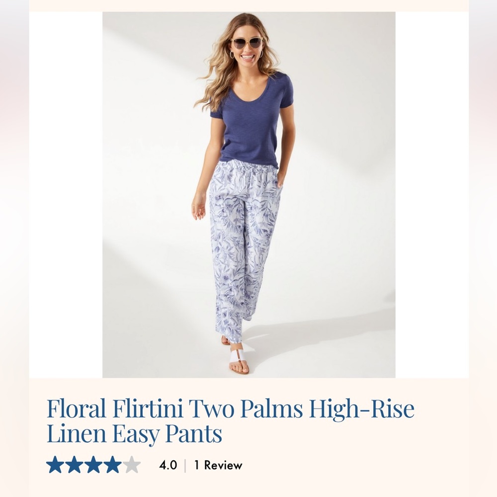 Tommy Bahama two palms linen pants